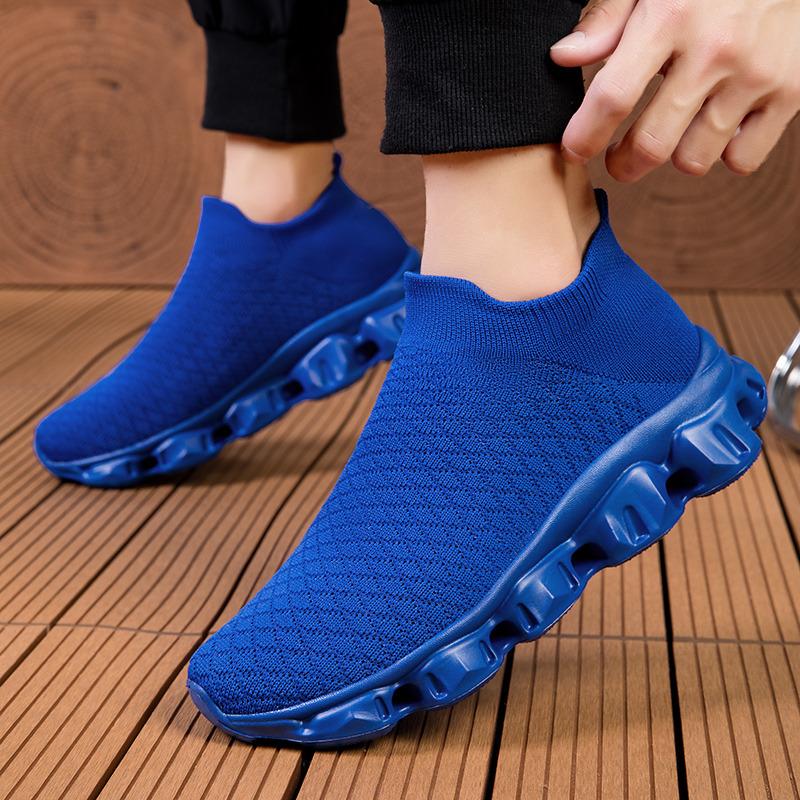 New Men's Sock Shoes Non-slip Platform Sneakers Men Light Casual Women's Socks Sneakers Big Size 46 zapatillas de deporte