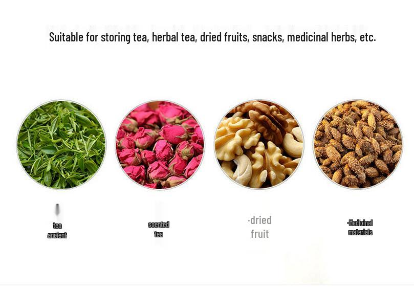High Borosilicate Glass Tea and Food Storage Jars for Brewing and Preservation