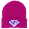 Fashionable Wool Knit Hat with Diamonds Embroidery, Hip-hop Style, Warm and Comfortable for Snowboarding and Running
