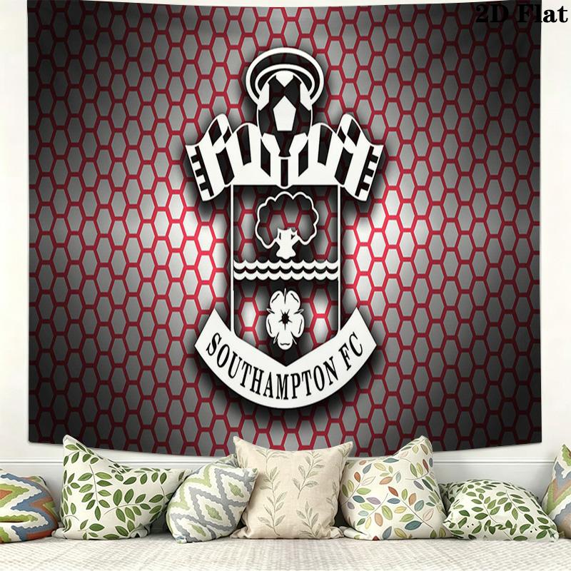 Southampton fc Logo Wall Tapestry Aesthetic Wall Hanging Printed Fabric Blanket Decorative Tapestries for Bedroom Living Room Home Decor