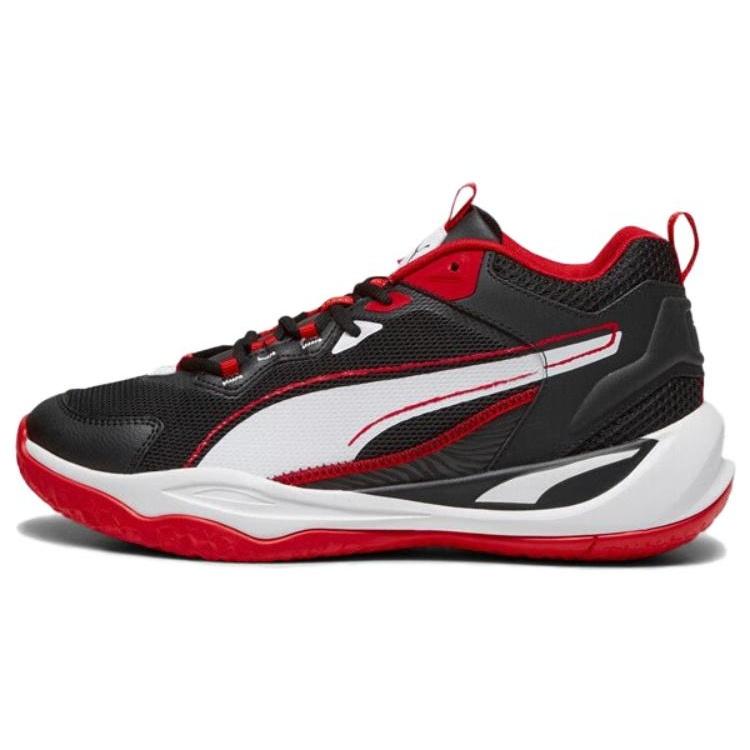 PUMA Playmaker  Black White Red  Men s 392330-01 EU 39