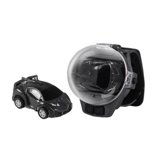 1 Set Mini Car Toy with Protective Cover Cartoon Shape Creative Miniature Anti-interference Drift Toy Rechargeable Remote Control Racing Car Toy