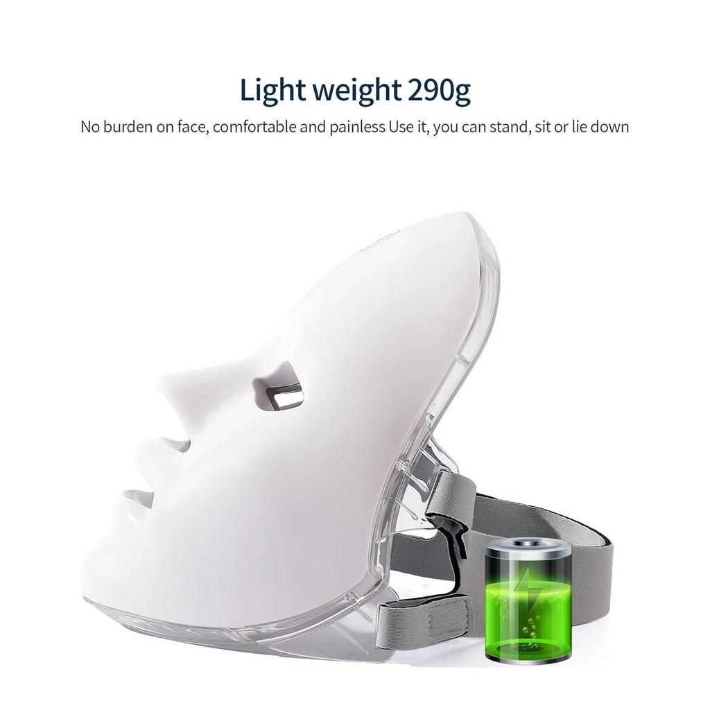 7-Color LED Beauty Mask: Home Photorejuvenation Red Light Therapy Device