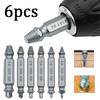 High Strength 6-piece Screw Extractor Remover Set For Effortless Damaged Screw Extraction