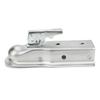Adjustable Trailer Coupler 2-1/2in Channel Secure Coupling for 2in Hitch Ball 3500lbs Weight Capacit