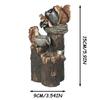 Solar  Animals Family Bathing Terrace Resin Decoration Luminous Decoration