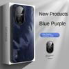 For Honor 200 200 Pro Electroplated Starry Sky Feather Texture Lens All-in-One Drop Anti-Fingerprint Phone Case