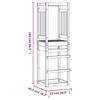 Vidaxl Domek Do Placu Zabaw, 53X46,5X169 Cm, Drewno Sosnowe