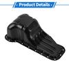 X Autohaux 1 Pc No.121020C020 Engine Oil Pan for Toyota Hilux 2015 Steel Black