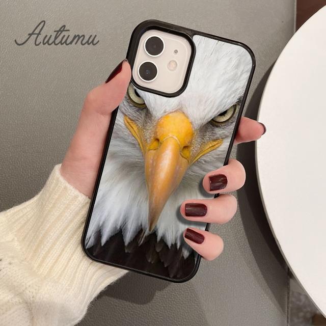 Mantin Vogel Adler Habicht Handyhülle für iPhone 11 12 13 14 Pro Max mini X XR XS SE 2020 5 6S 7 8 Plus Samsung Galaxy S21 S22 Hülle