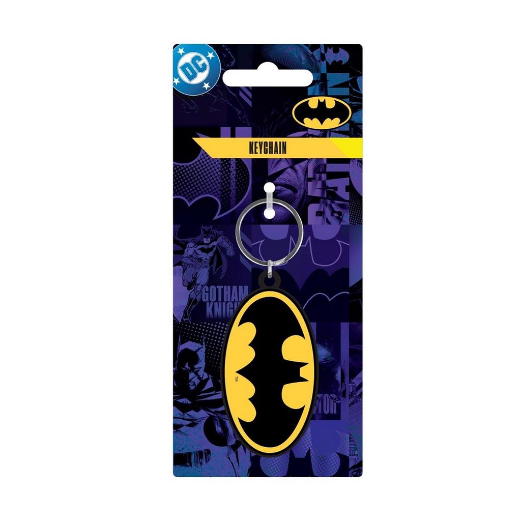 Batman Symbol PVC Keyring