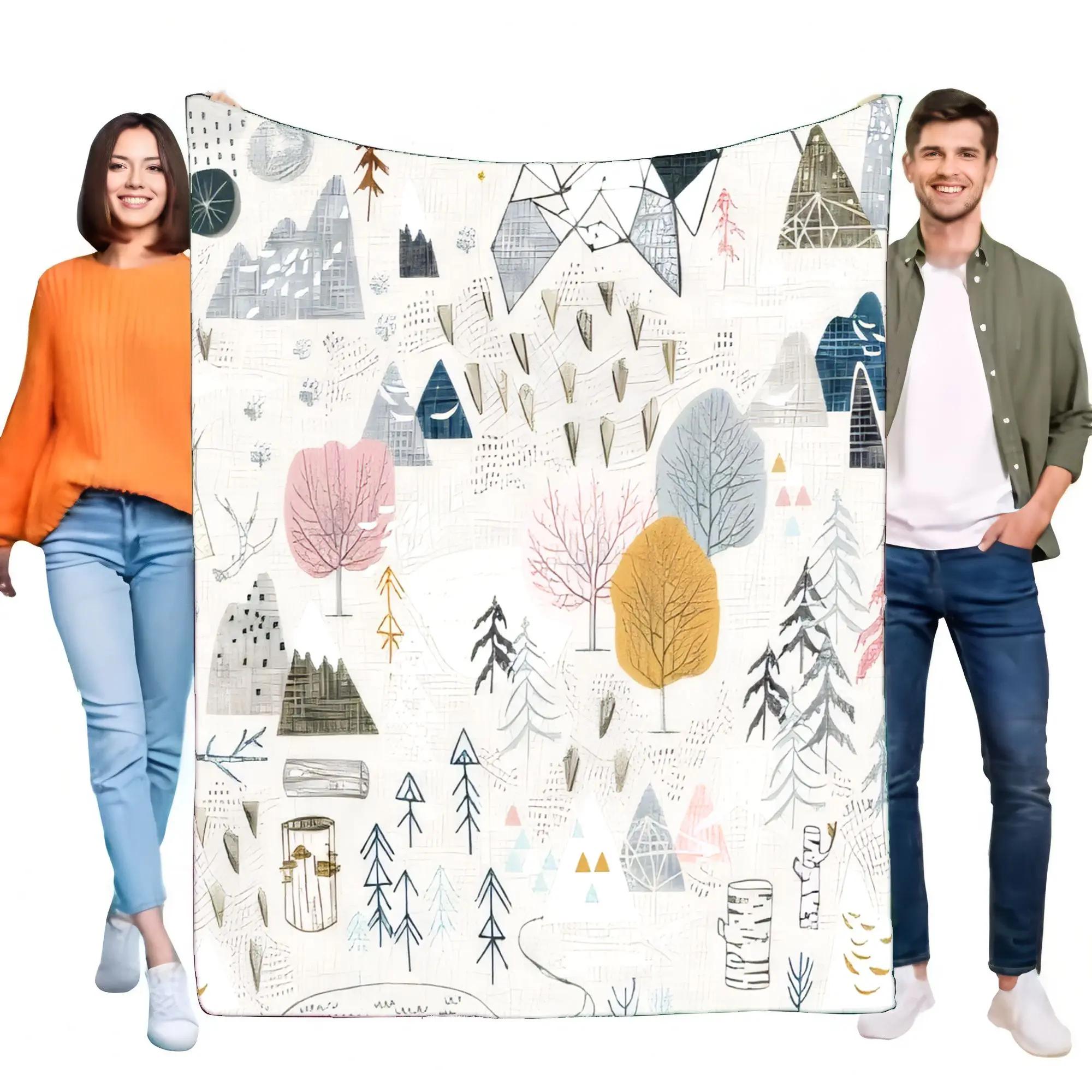 

1 шт. Черный милый гобелен с кошкой 2D гобелен Одеяло для сна Одеяло для кондиционера Диванное одеяло Фланелевый Портативный 30x40in