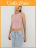 Y2k Sexy Crop Top With Nylon Fabric For Streetwear Girls