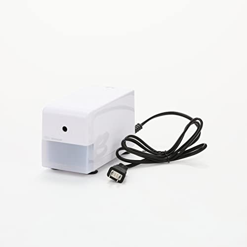 Nakabayashi Electric Pencil Sharpener Slim Type White DSZ-101W Pure White/Slim