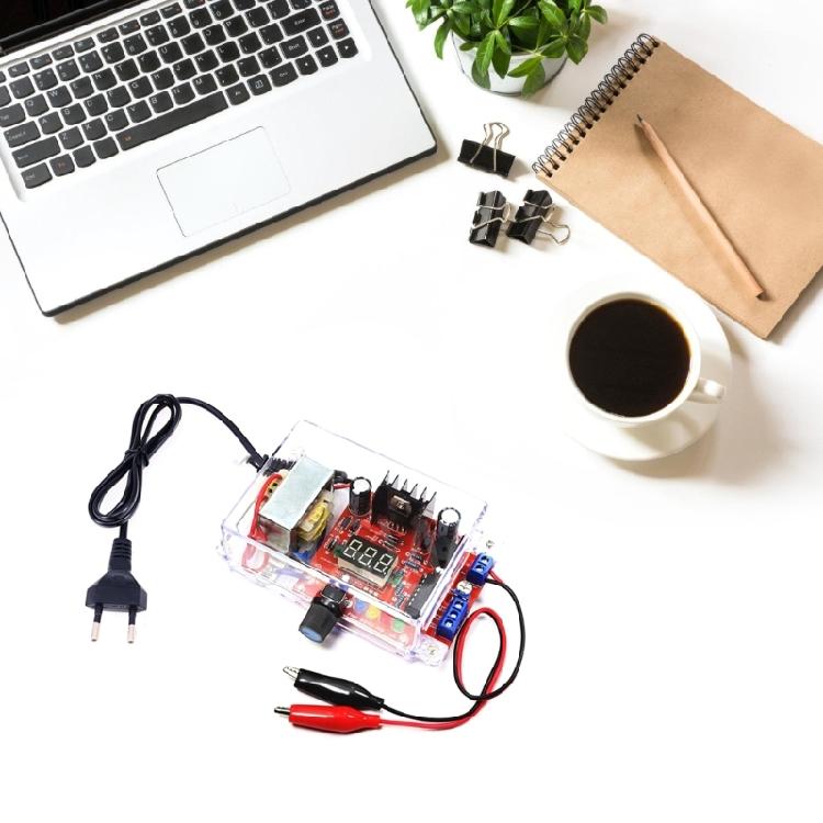 LM317 Adjustable Voltages Regulator Kit 110V/220V to 1.25V-12V Electronic Components Kit PCB Board Module for Adults