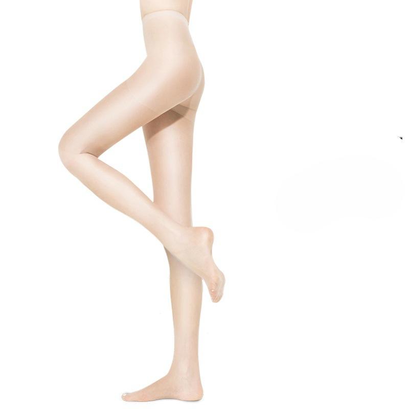 5 párů sexy punčochové kalhoty větší velikosti, dámské lesklé lesklé punčochové kalhoty s vysokým pasem