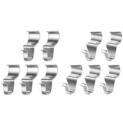 Durable Stainless Steel Siding Hooks Convenient Bedroom Hanger Easy To Install Siding Hooks for Festival Decorations