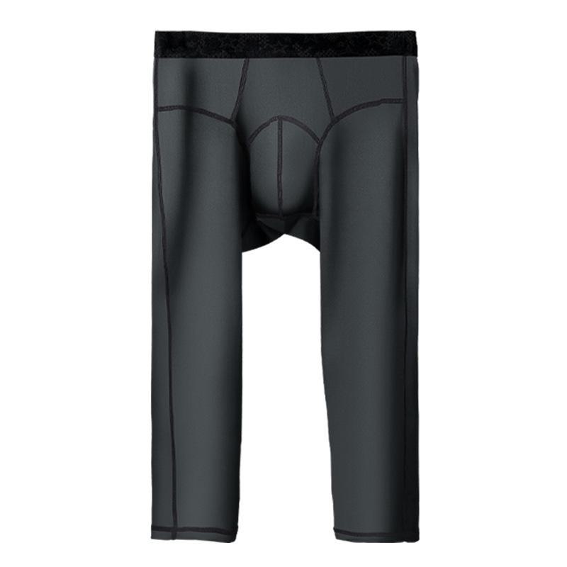 Men's Plus Size Wool-Blend Thermal Leggings for Fall & Winter