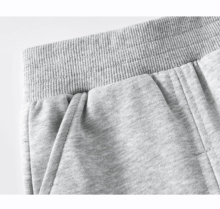 Soft and skin friendly cartoon sanitary pants for middle-aged and young children, spring and autumn knitted casual pants, parent-child pants