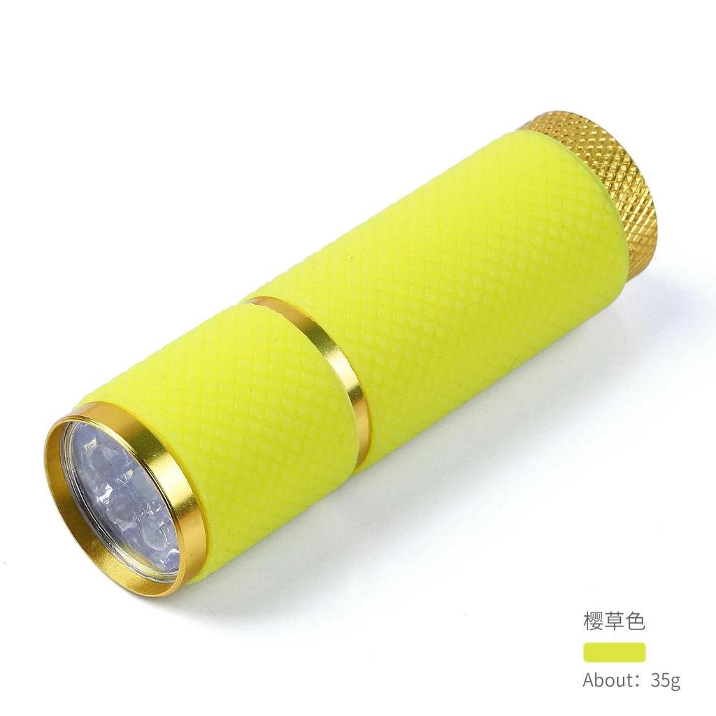 New Portable LED Mini Flashlight Bead Light Therapy Light Quick Drying Nail Enhancement Products Tool for Nail Oil Adhesive Lamp