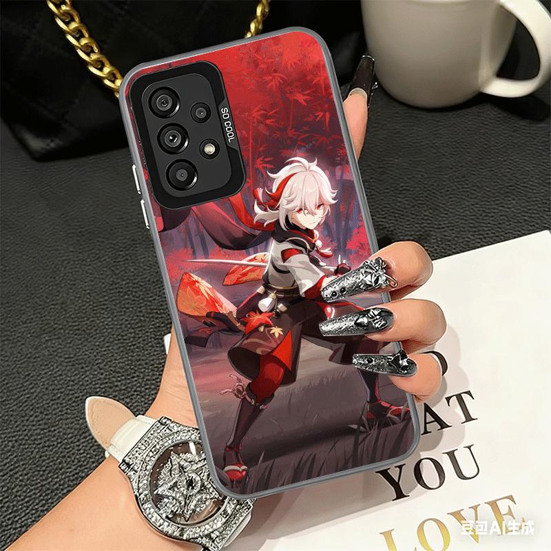 Genshin Impact Kazuha Soft Phone Case for Samsung A17 A16 A15 A14 A13 A57 A56 A55 A54 A53 A37 A36 A35 A34 A33 A26 A25 A24 A23 A5