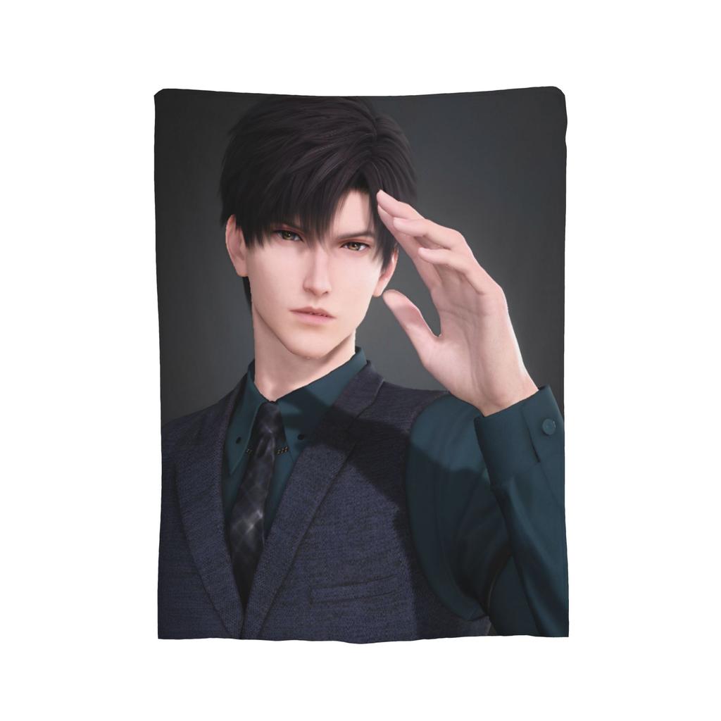 Love And Deepspace Zayne Blanket Flannel Winter Multi-function Soft Throw Blanket for Home Travel Bedding Throws