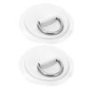 D Ring Pad Patch PVC Inflatable Boat Raft Dinghy Canoe Surfboard Kayak Tie Down FittingOrange