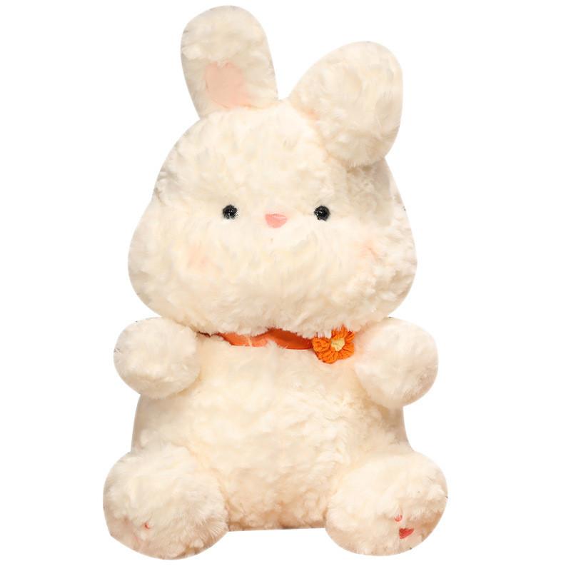 Rabbit Flower Plush Toy Cartoon Animal Stuffed Doll Decoration Kids Cute Gift