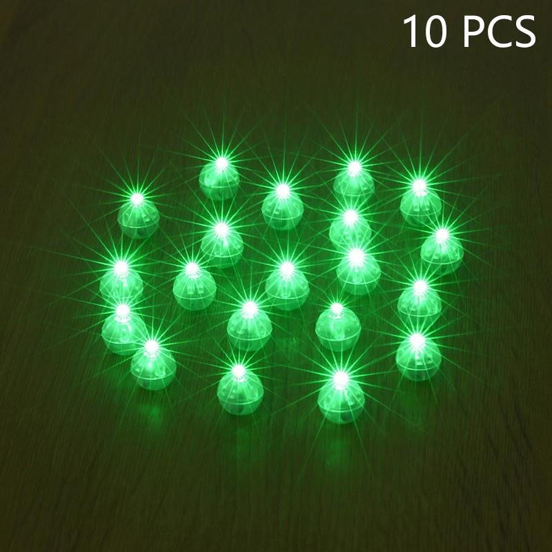 10Pcs Creative Colorful Led Balloon Light Tiny Mini Round Ball Lamp Bar Lantern Christmas Wedding Party Decorations Accessories