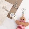 20pcs Set Heart Shaped Lobster Clasp Keyring Multi-Purpose Lanyard Accessories  for DIY Crafts
