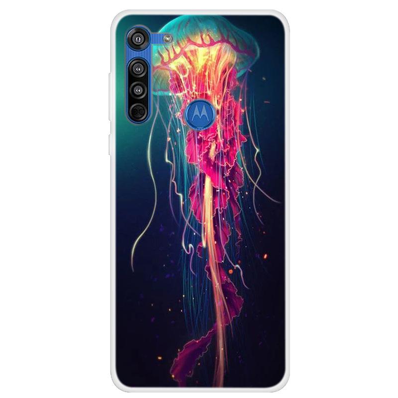 Moto G8 Power Kılıfı Yumuşak Silikon Arka Kılıf Motorola Moto G8 Plus Telefon Kılıfı İçin Moto G8 Power Lite G 8 G8+ Sevimli Kapaklar