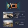 2K 4G 3Inch Dashcam with Dual Lens Record Wifi Gps Tracking Fit Remote Live Video Check On Phone 12-24v Power Supply Car Camera