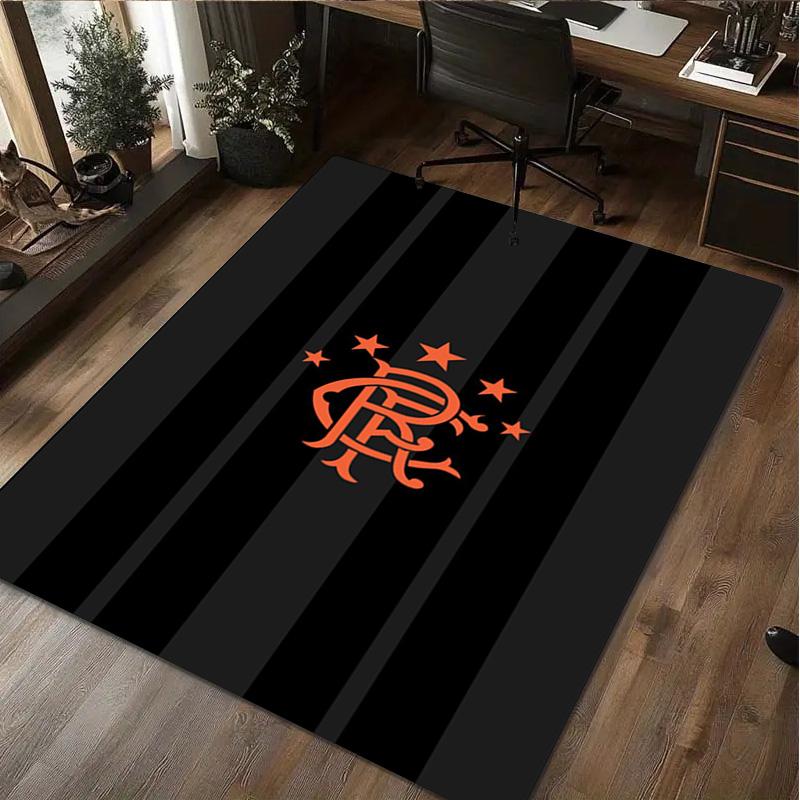 1Pc Rangers Football Club Print Rug - Home Decoration Carpet For Living Room Bedroom Flooring Computer Chair Area Rug