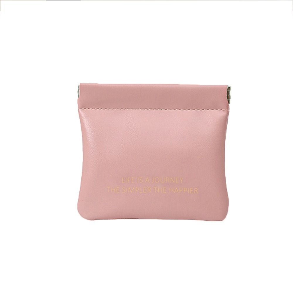 Coin Money Bags PU Coin Purse Leaf Spring Bag Lipstick Cosmetic Bag Women Change Storage Bag