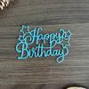 Happy Birthday Cutting Dies Carbon Steel Die Cut Templates Metal Embossing Stencils for Scrapbooking Card Making Album