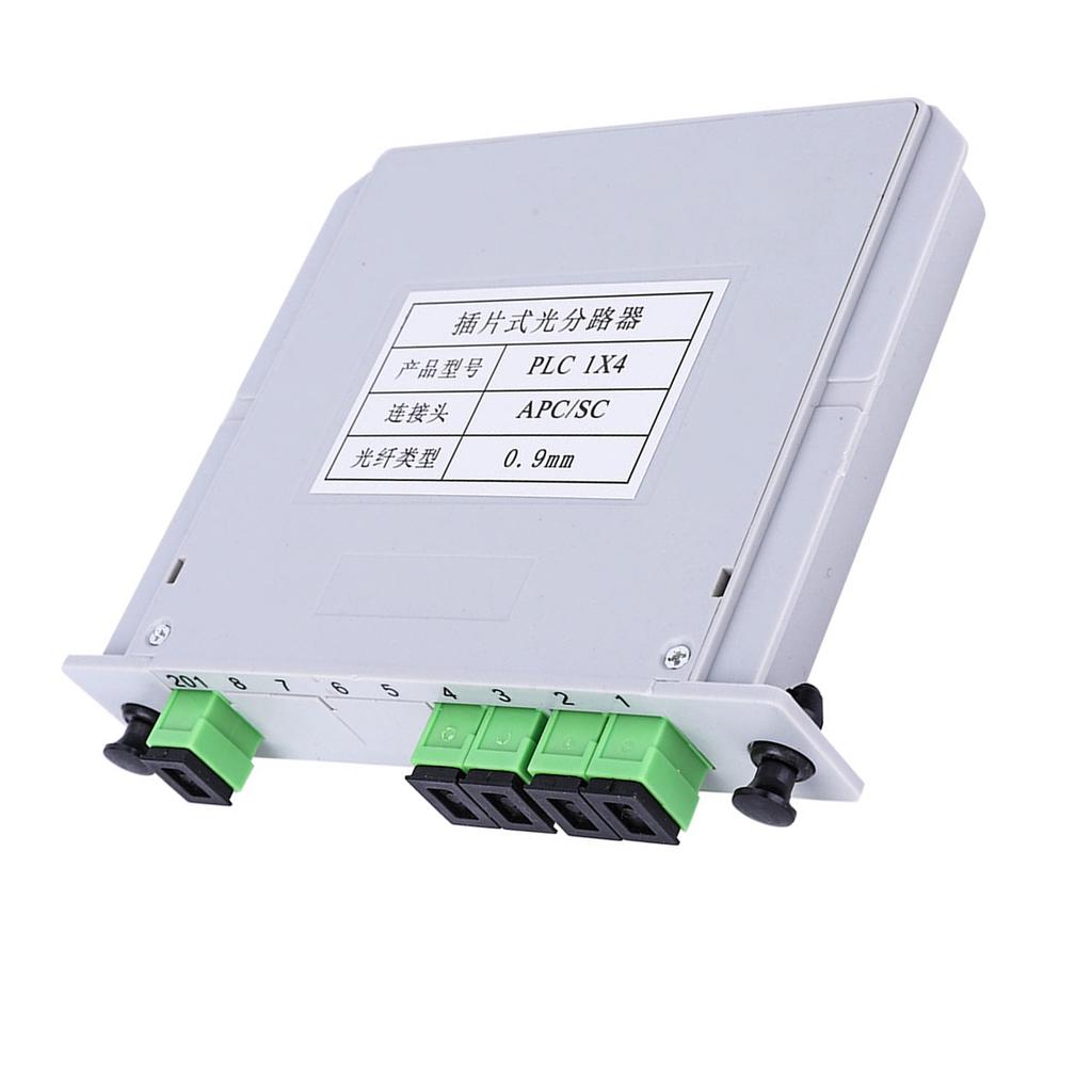 Splitter Ottico a Lame 1X4 SC APC Monomodale Modulo Splitter Fibra Ottica PLC