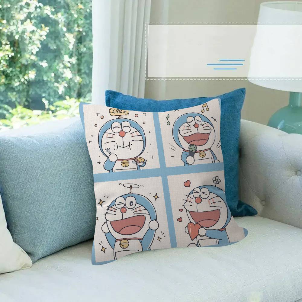 Pillow Cushion Cover Pillowcase Living Room Sofa Home Decor Anime D-D-Doraemones Classic