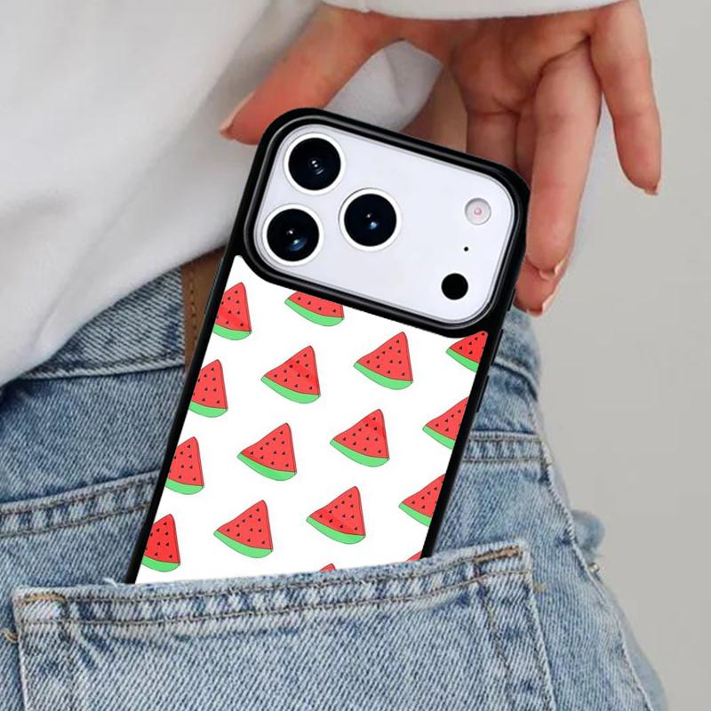 Watermelon Pineapple Strawberry Fruit Phone Case for iPhone 17ProMax 12 13 14 15 16e 17 Pro Max Plus Air Cover