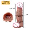 8 Inch Factory Price Realistic Penis Sleeve Extender Reusable Delay Ejaculation Silicone Condom Enlarge Cock Sleeve for Man