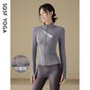 Slim-fit Quick-drying Clothes Women's Coat Spring Women's Blue Stand-up Collar Hatless Yoga Clothes Top 1011 New