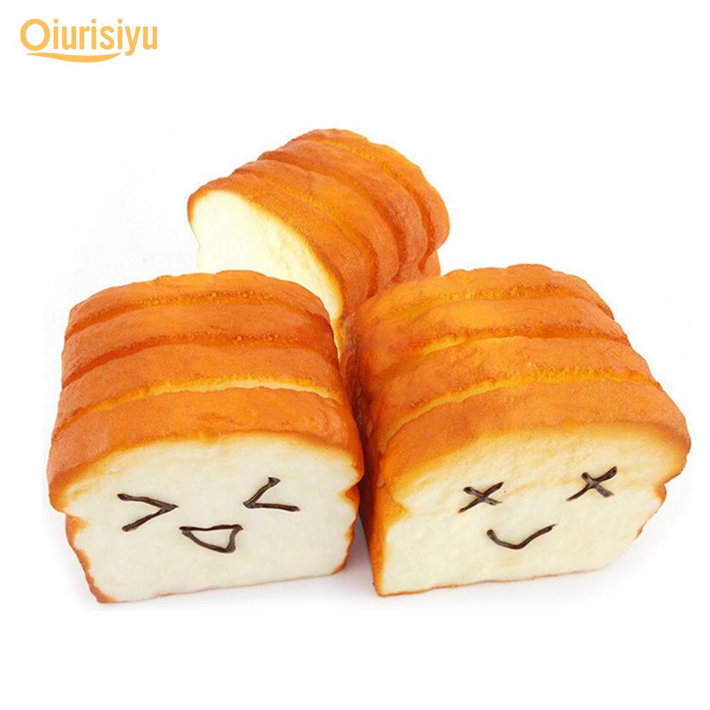 Toast Bread Expression Card Cellphone Holder Hand Pillow