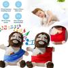 Plush Relief Anxiety Toys Jesus Breathing Musical Soothing Doll Sleep Toy Gift