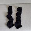 Autumn Winter Leg Warmers Solid Color Knitted Loose Long Socks Leg Covers JK Lolita Girls Leg Warmer Women Knitted Foot Cover