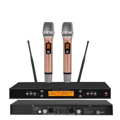 KTV U-Band Infrared Dual Wireless Lavalier and Headset Microphone Set for High-End Stage and Conference Use