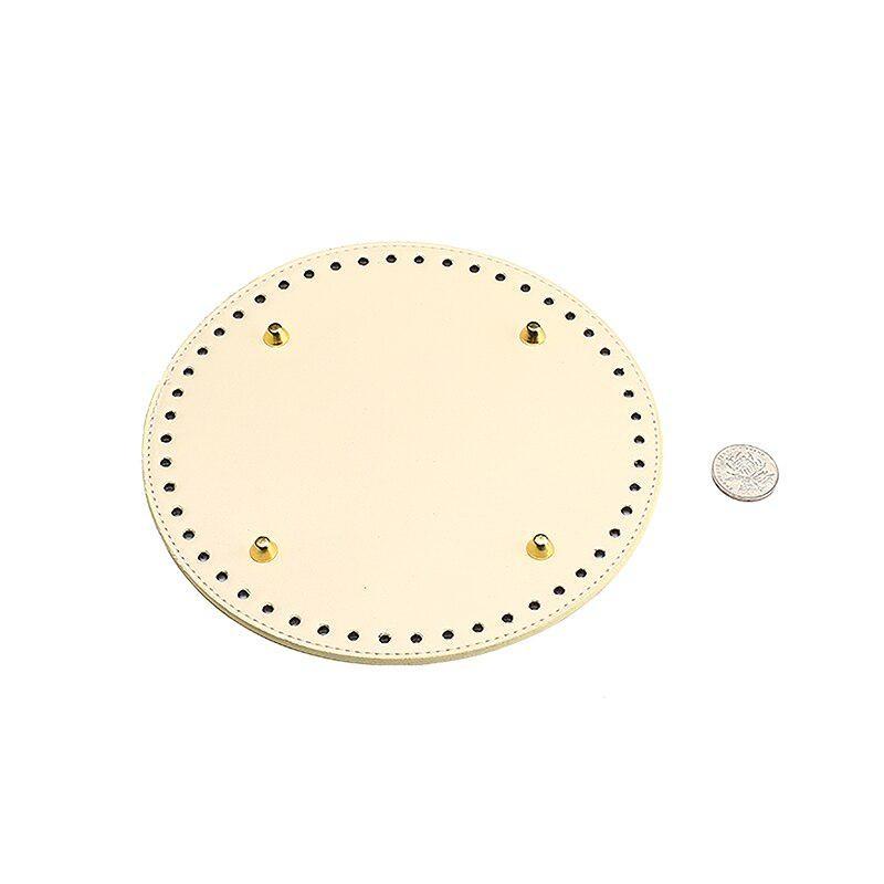 High Quality Oval Round Bottom for Knitted Bag Leather Bag Accessories Handmade Bottom with Holes Diy Crochet Bag Bottom