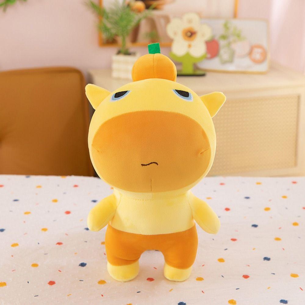 Persimmon Water Dolphin Doll Capybara Stuffed Dolphin Doll Fluffy Dolphin Doll Plush Toy Kids Toy