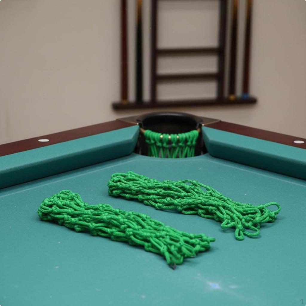 6 Pieces Drop Ball Catcher Set No Track Required Pool Table Thickened Material for Game