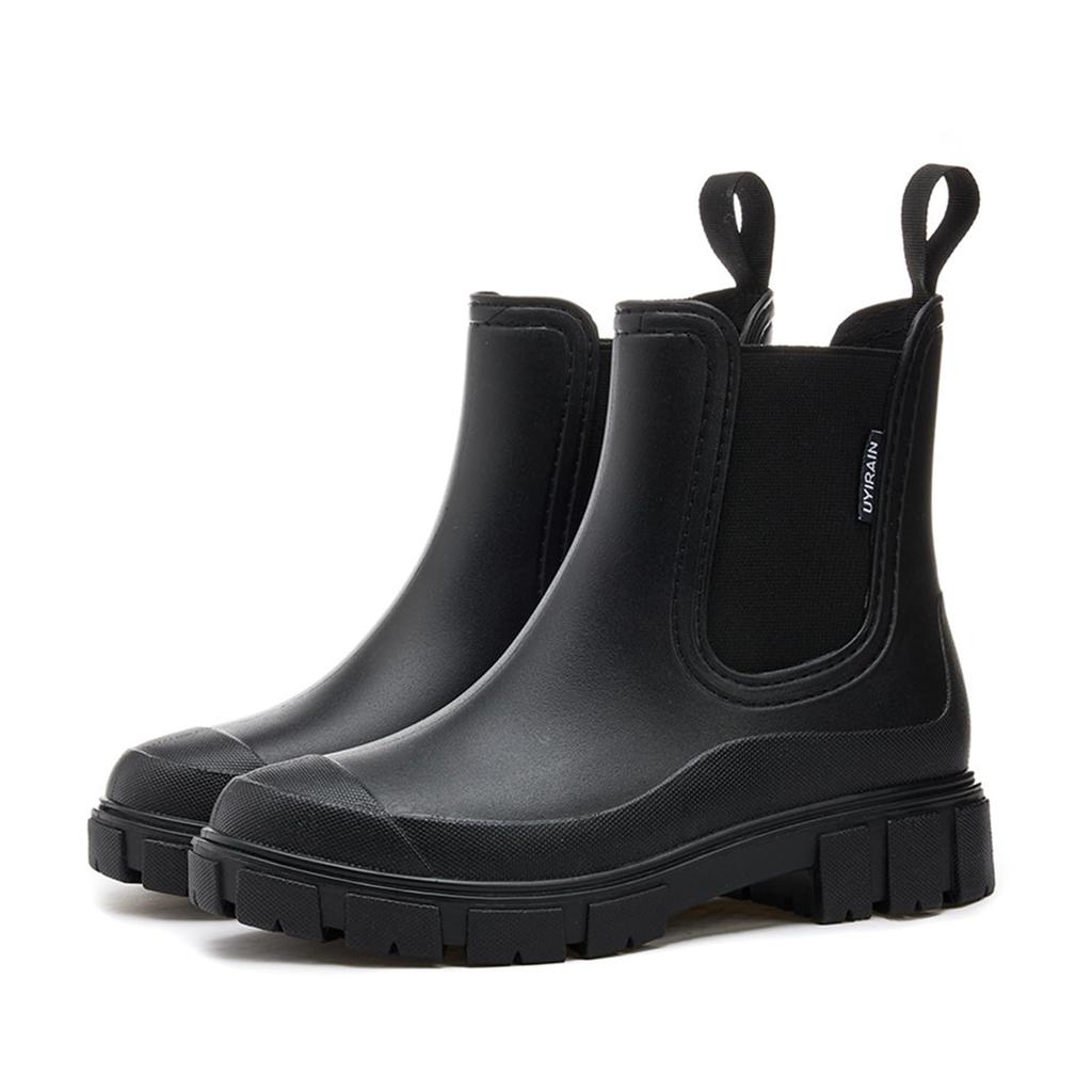 Moerstar Rain Side Short Suitable for Rainy and All Perfect for Outdoor and Work Japanese Shoe Size Women's Boots, Gore, Waterproof, Boots, Non-Slip,