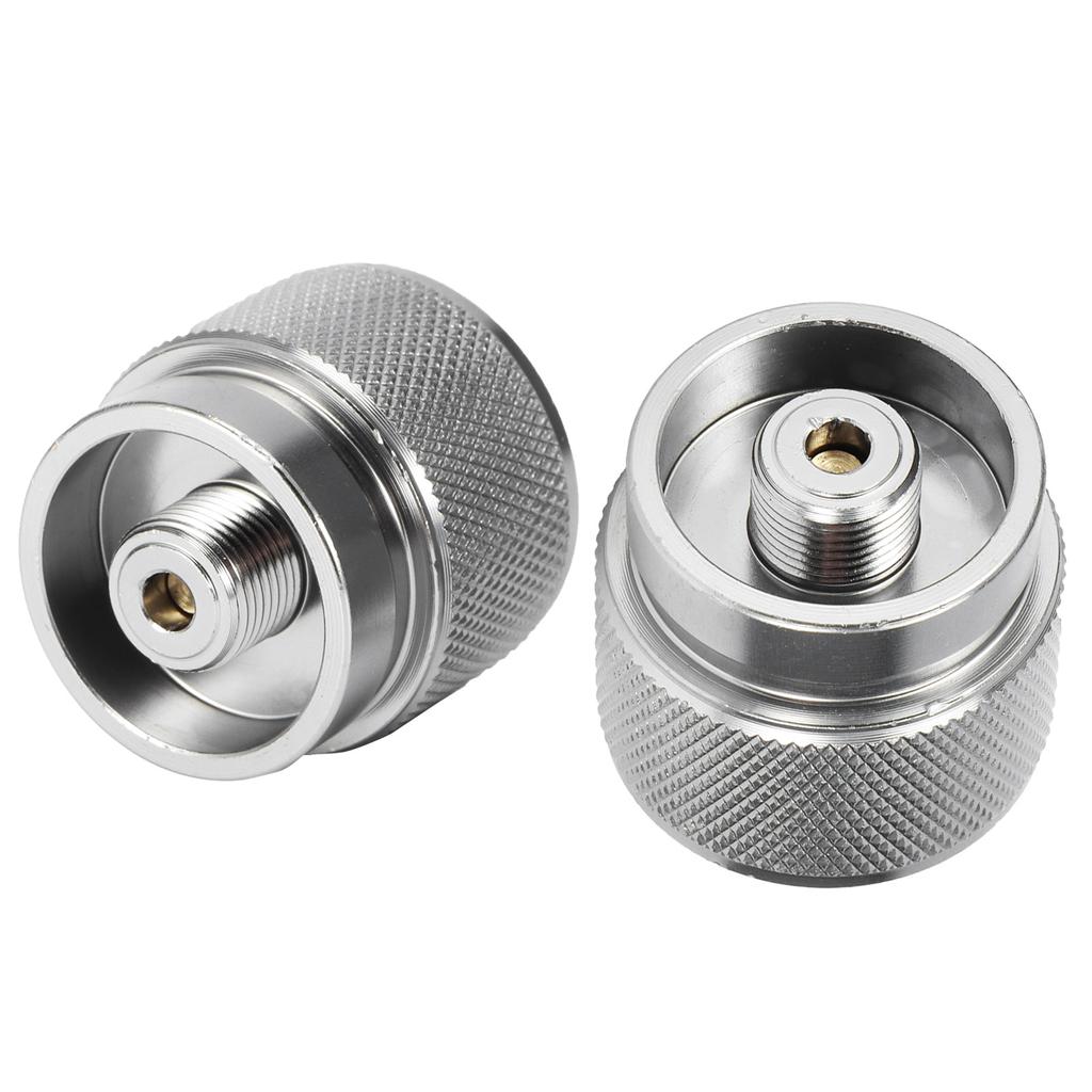 2Pcs G3/4 DN20 FNPT Outdoor Camping Stove Flat Tanks Converter Gas Charging Valve Adapter