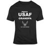 Proud Usaf Grandpa Air Force Family Gift Veteran Military T Shirt